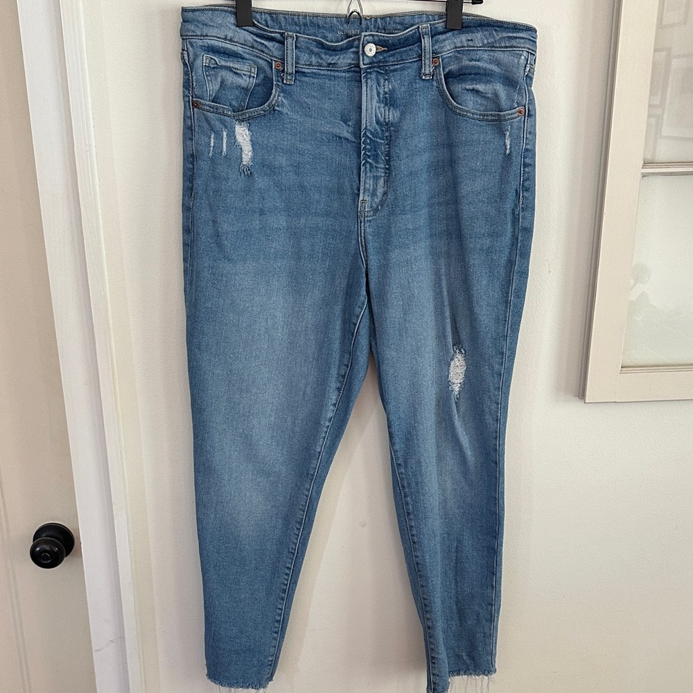 Old Navy Light Blue Women's OG Straight Jeans